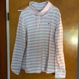 Lightweight funnel neck sweatshirt